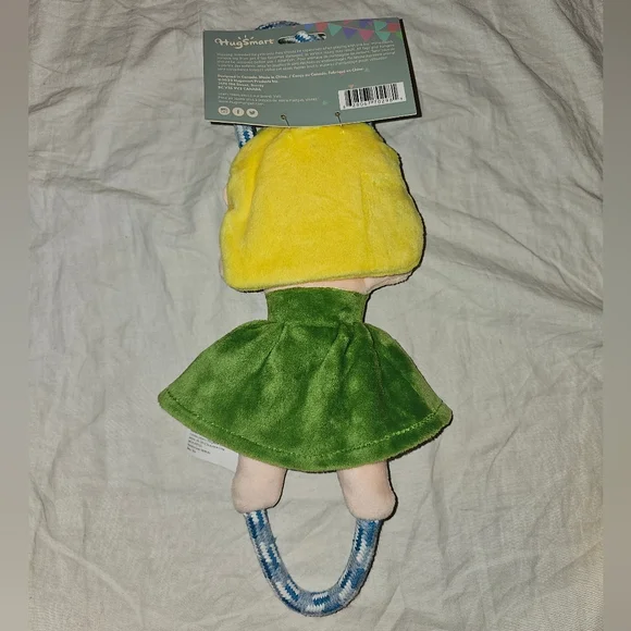 Hugsmart Princess Rope Dog Toy NWT Squeaker Tug Toy - Picture 3 of 3